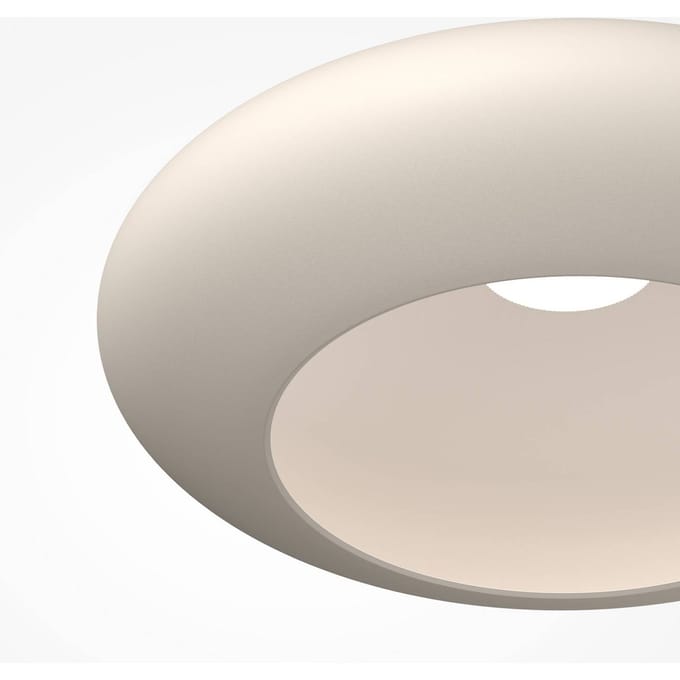 Maytoni LED plafondlamp Aros, wit, Ø 40 cm, metaal, 3.000 K