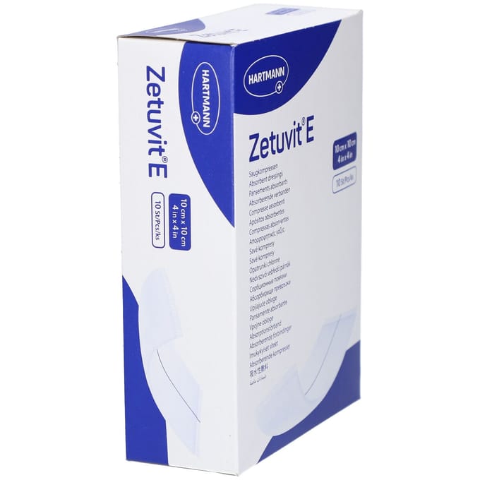 Zetuvit E 10cm x 10 Compressen