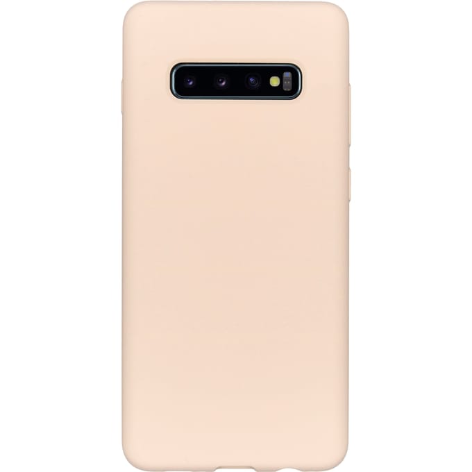 Samsung Galaxy S10 Plus Siliconen Back Cover - Pink Sand