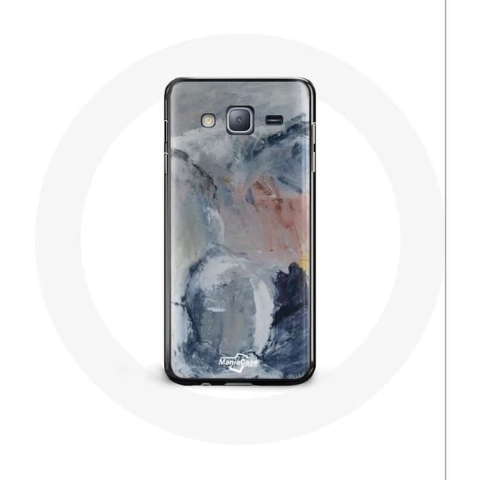 Hoesje voor Samsung galaxy J3 Grijze abstracte textuurachtergrond