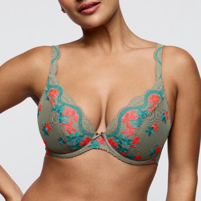 PrimaDonna Cala Luna Padded Plunge Bh 0163542 Botanique - maat EU 85E / FR 100E