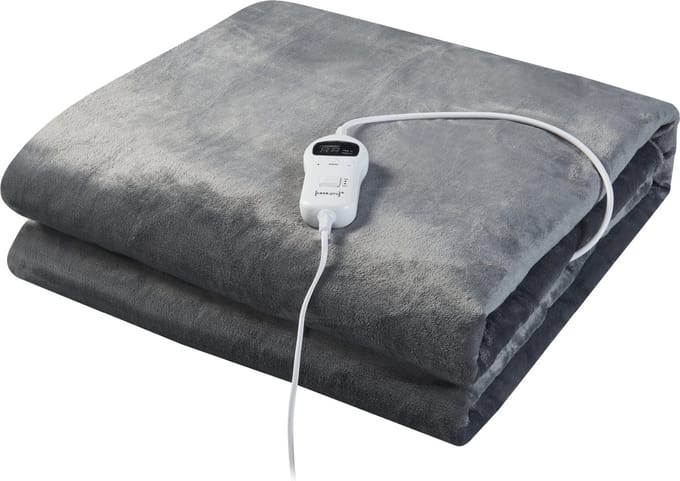 Elektrische deken Archi warmtedeken 200x150 cm donkergrijs
