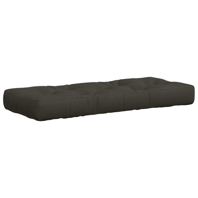 vidaXL - Pallet - Zitkussen - VIANEN - 100% - Polyester - Antraciet