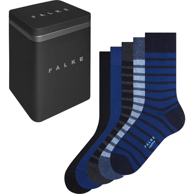 Falke Happy Box Sokken Blauw 13071/0010
