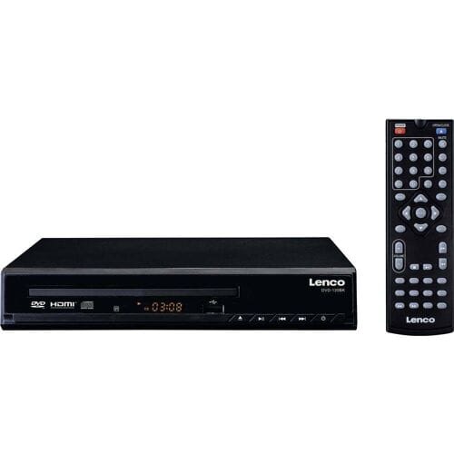 Lenco DVD-120BK - DVD speler met HDMI en Afstandsbediening - Zwart