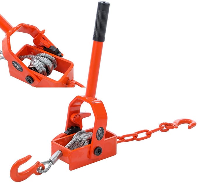 Sterke Ratel Spanband met Staalkabel 1 Ton - 1,5 Meter