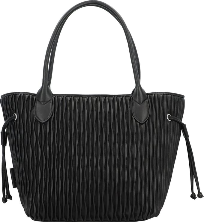 Gabor Schoudertas Granada Wave Zip Shopper Black Zwart