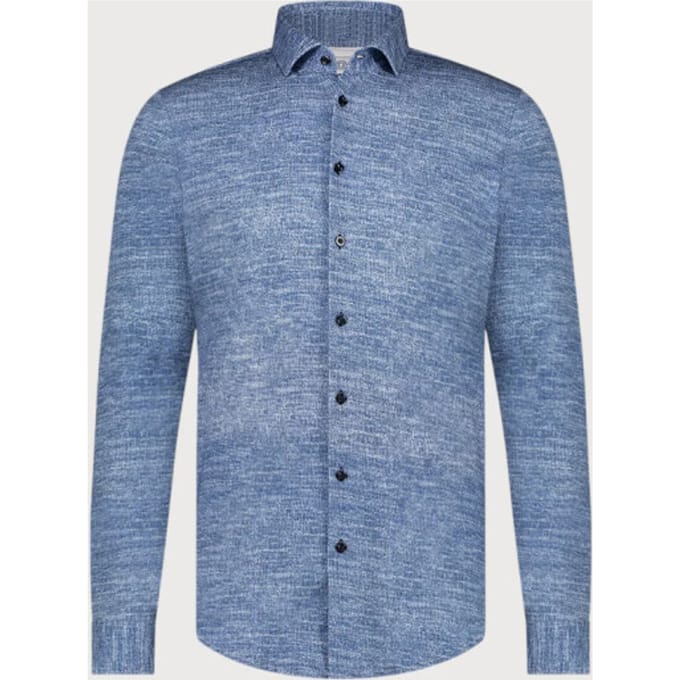 Blue Industry Jersey overhemd uni |