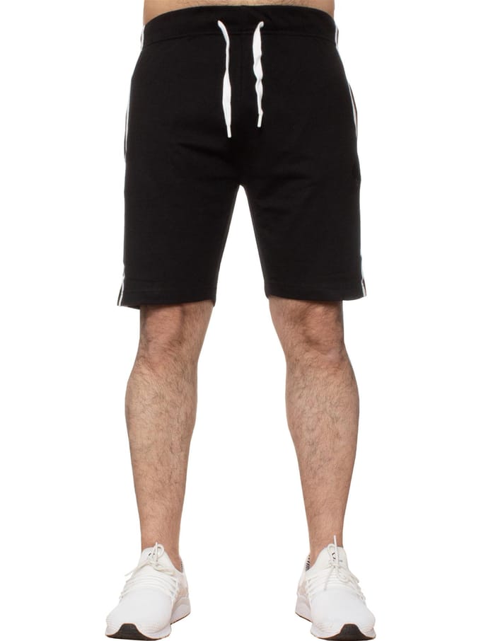 Enzo | Heren Lounge Shorts - Zwart