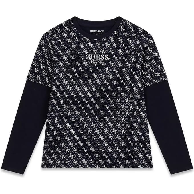 Kinder-T-shirt met lange mouwen Guess