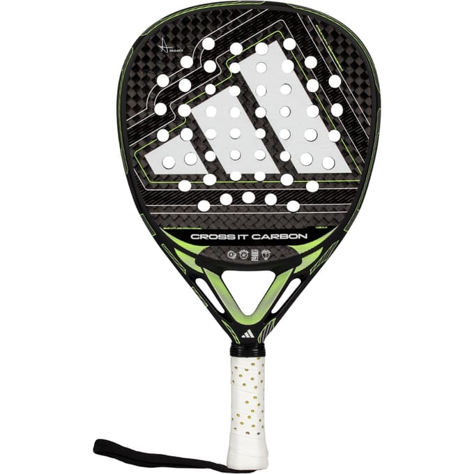 Adidas Cross It Carbon 2026 Padelracket Heren - Zwart / Lime | Maat: UNI