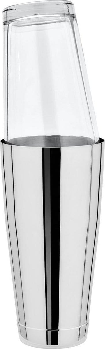 Boston Cocktailshaker, Shakebeker cocktail - met origineel mengglas, 28 oz/828 ml