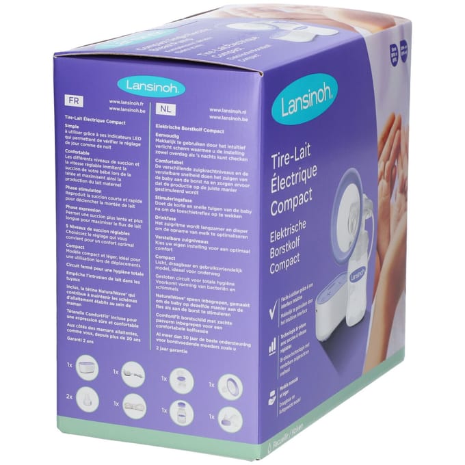 Lansinoh Compact Elektrische Borstkolf 1 Apparaat