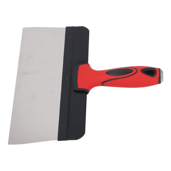 Verfschraper Gereedschap 10 Inch Roestvrij Staal Multifunctioneel Ergonomisch Ontwerp Gipsplamuur Schraper white