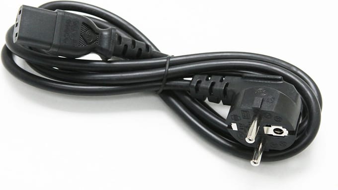 Hoge kwaliteit 3 ​​Prong Style EU notebook netsnoer