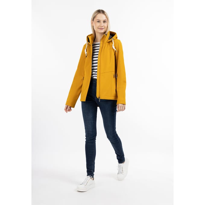ICEBOUND softshell jas Dames mosterd