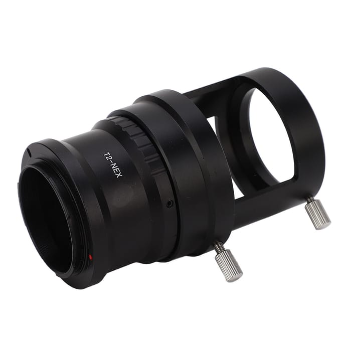 Lens Mount Adapter Spotting Scope naar Mirrorless Camera T2 Converter Ring voor NEX Bajonet black