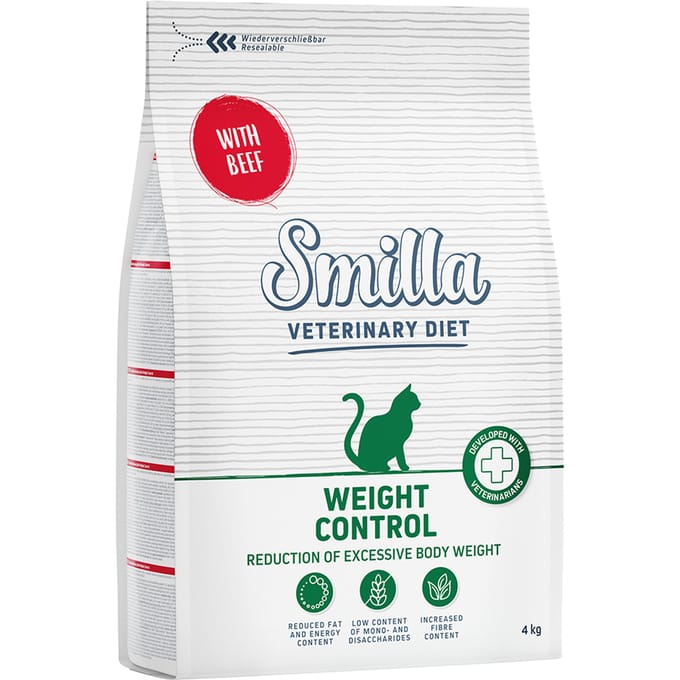 Smilla Veterinary Diet Diabetes & Weight Control Rund - Dubbelpak: 2 x 10 kg