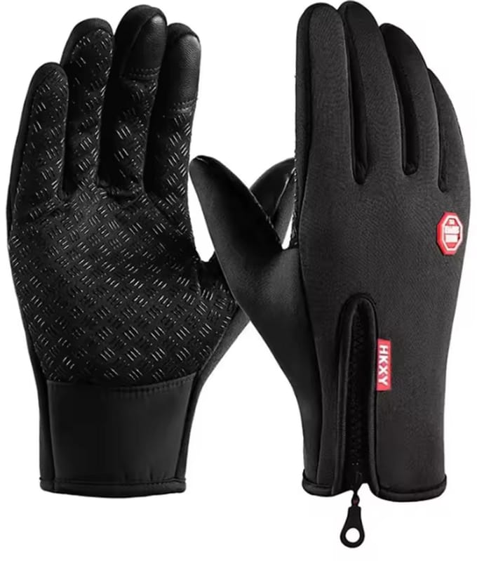 New Age Devi - Waterdichte touchscreen handschoenen- - unisex - zwart - maat S