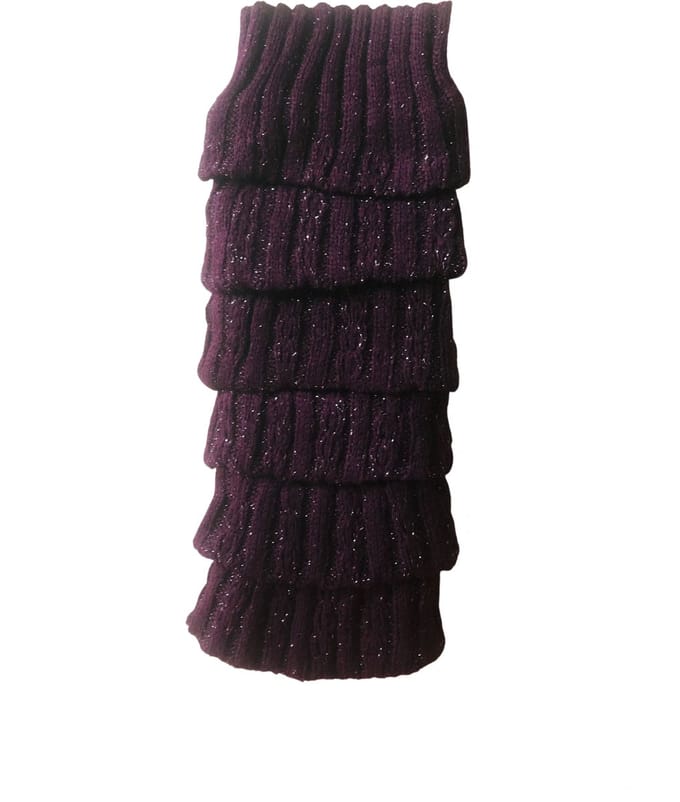 Modieuze Warme Beenwarmers / Sleever / Legwarmer | Beenwarmer | One Size - Paars