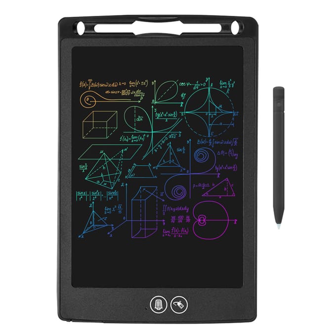 Tablette d'écriture LCD 8,5 pouces, bloc-notes pour dessin, écriture manuscrite, plusieurs tableaux colorés avec magnétique p-1 multicolor screen rose