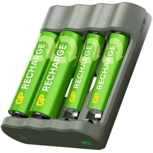 GP Lader voor accupacks NiMH AAA (potlood), AA (penlite)