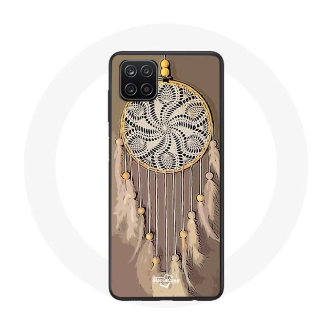 Coque Samsung Galaxy A12 Attrape Rêve marron Capteur de Rêves