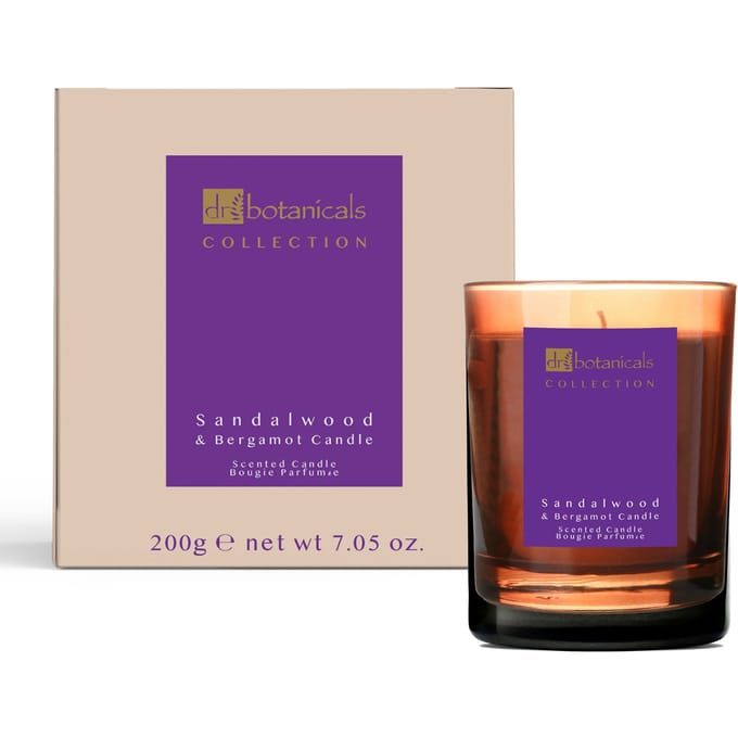 Dr. Botanicals Sandelhout-bergamotkaars 200 g