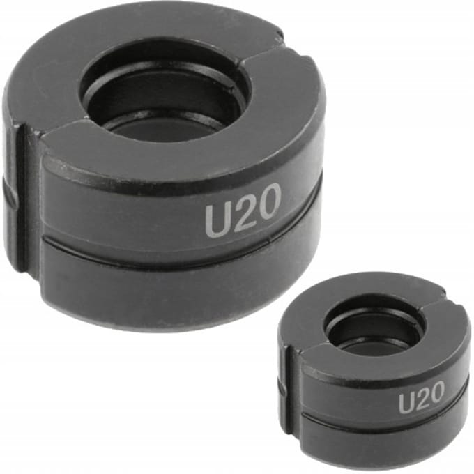 Hoegert U-profiel matrijs voor PEX buizen 20mm, 40 kN