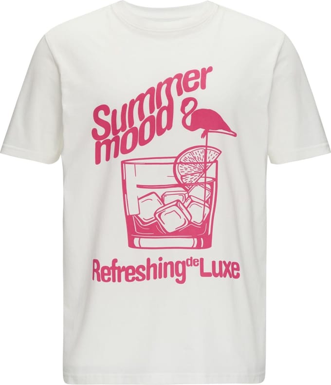 Qs Men-T-shirt--44D1 LILAC/PINK-Maat XL