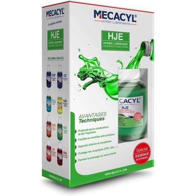 Mecacyl HJE - Fles 200 ml - Hyper-Smeermiddel - Speciale Injector Bescherming - Benzinemotor