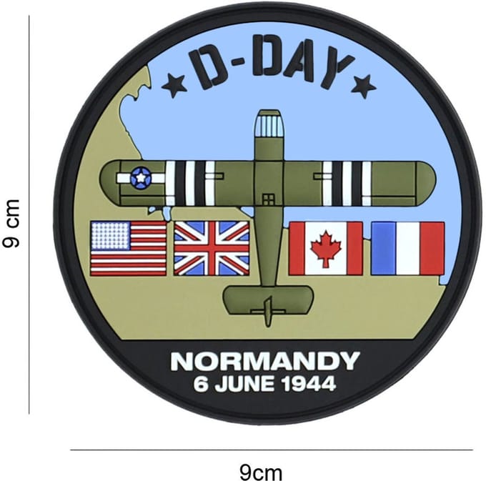 Embleem 3D PVC D-Day Waco