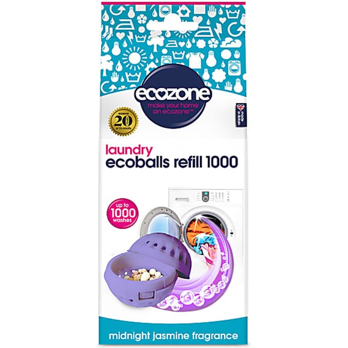 Ecozone Ecoballs Navullingen 1.000 wasbeurten - Midnight Jasmine