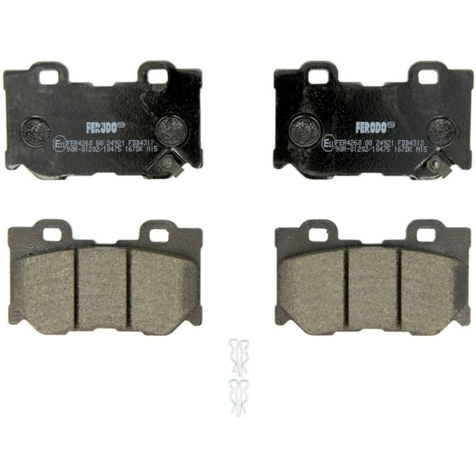 Remblokset FERODO FDB4312, achter