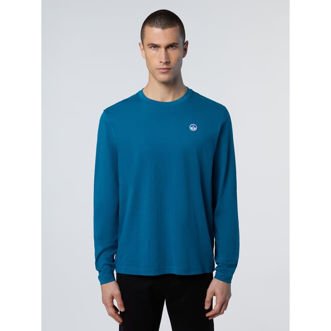 North Sails T-shirt Lange mouwen met logopatch