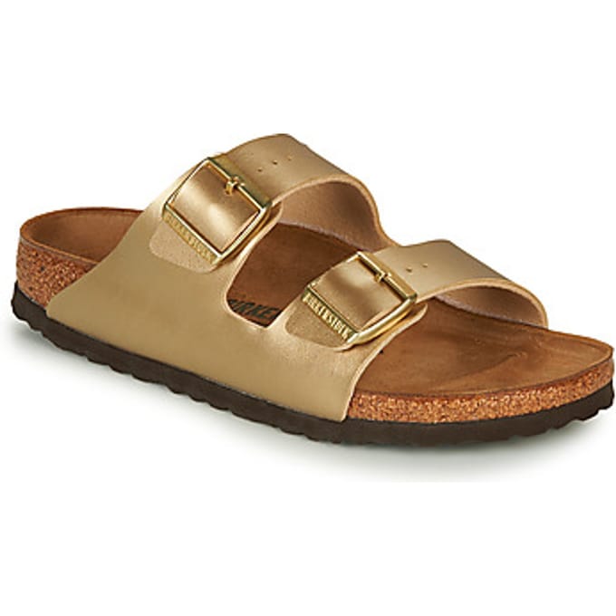 Birkenstock Arizona Dames Slippers - Dames - Goud - Maat 35