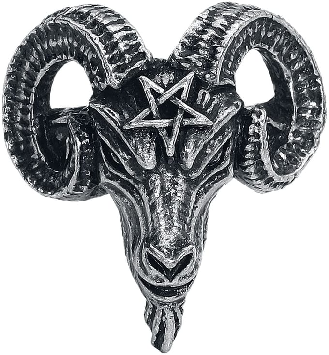 Alchemy Gothic - Gothic Ring - Baphomet - standaard