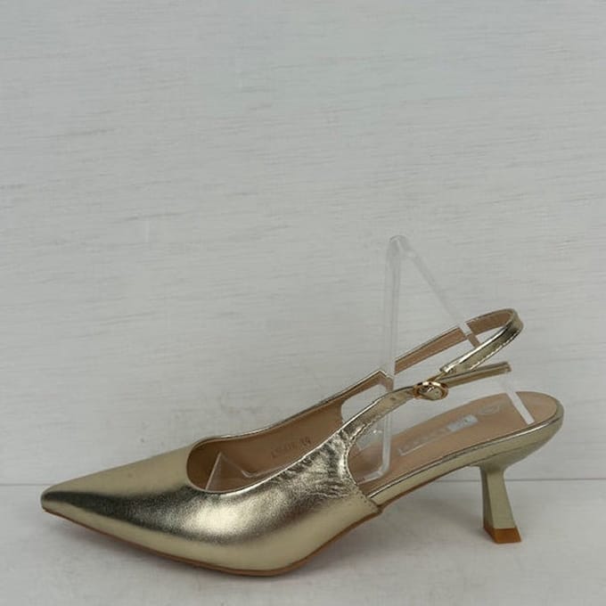 Geweldige slingbacks met hakje goud Gold / 36