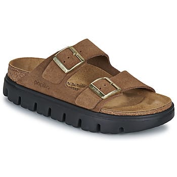 Dames suède leren sandalen met plateau Papillio Arizona