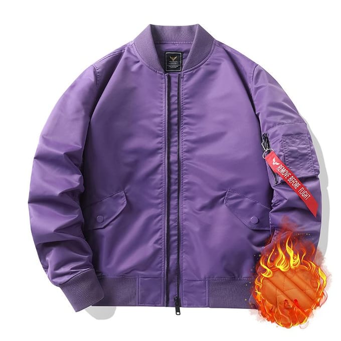 Herfst en Winter Bovenkleding Bomberjack Heren Vliegjack 4XL blue