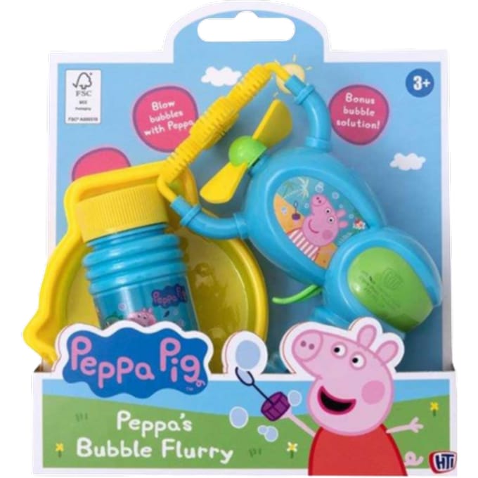 Peppa Pig Bubble Flurry Toy - 59 ml