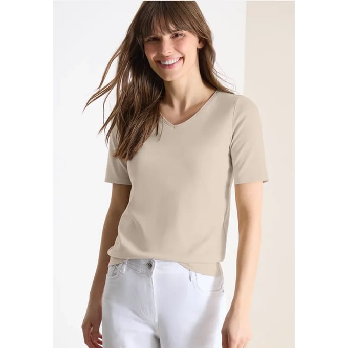 Basic katoenen shirt