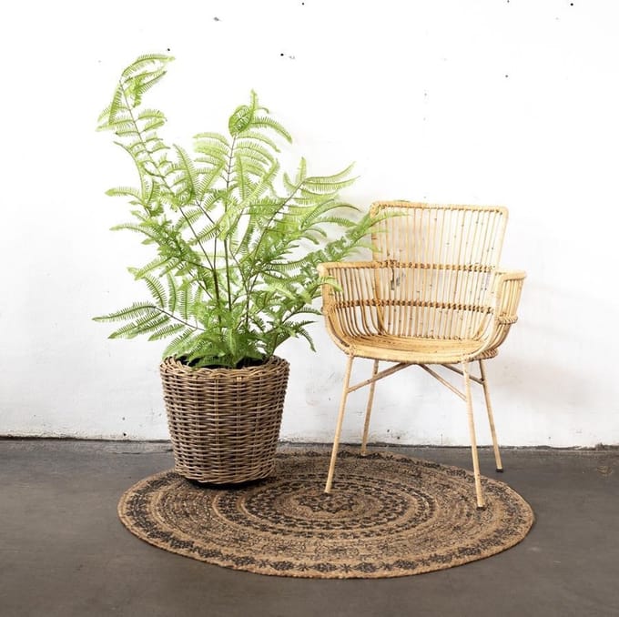 Drypot op poten - 34 x 40 cm - Grijs
