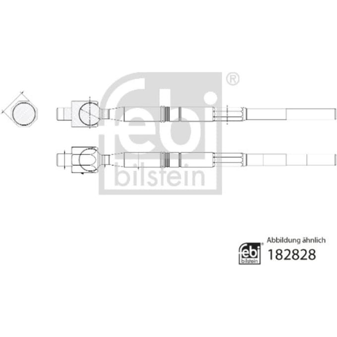 Spoorstang FEBI BILSTEIN 182828