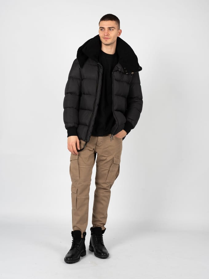 La Haine Inside Us jas LM032 Mannen zwart