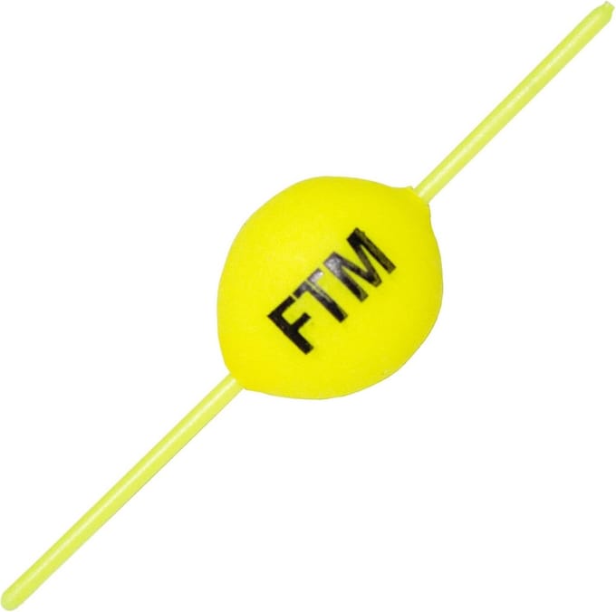 Steekpiloten Forel - Dobbers Visgerei - Forelvissen - Verschuifbaar Herbruikbaar - 18 mm - Geel