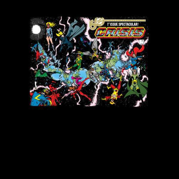 Justice League Crisis On Infinite Earths Cover Sweatshirt - Black - M