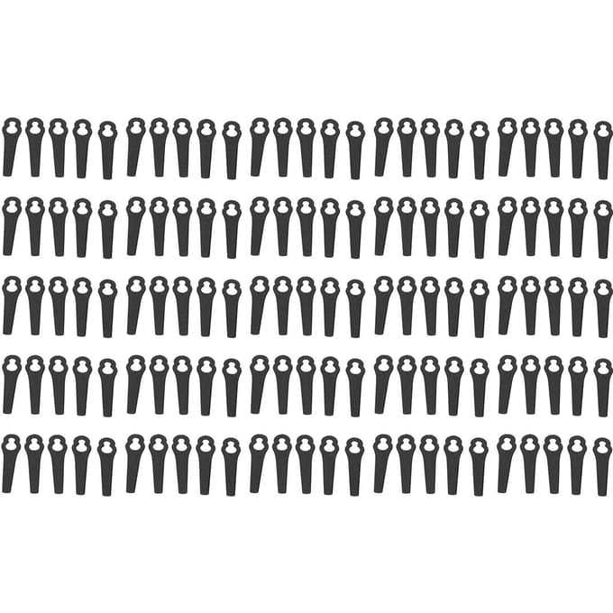 100 stuks Trimmerkop Messen Vervanging Snijmes Voor Grasmaaier Tuinaccessoires