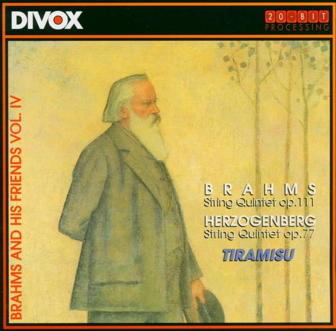 Ensemble Tiramisu - Brahms & His Friends Volume 4: String (CD)