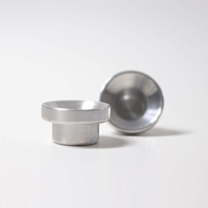 GRIMMS jaarring kaarsenhouder zilver